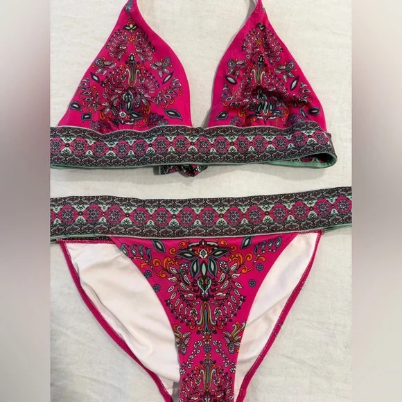Victoria Secret - Vintage paisley print bikini - Picture 2 of 11